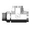 World Wide Fittings Male O-Ring Boss Adjustable to Female O-Ring Boss to Female O-Ring Boss Tee 6835X12X12X12 - alternate 1